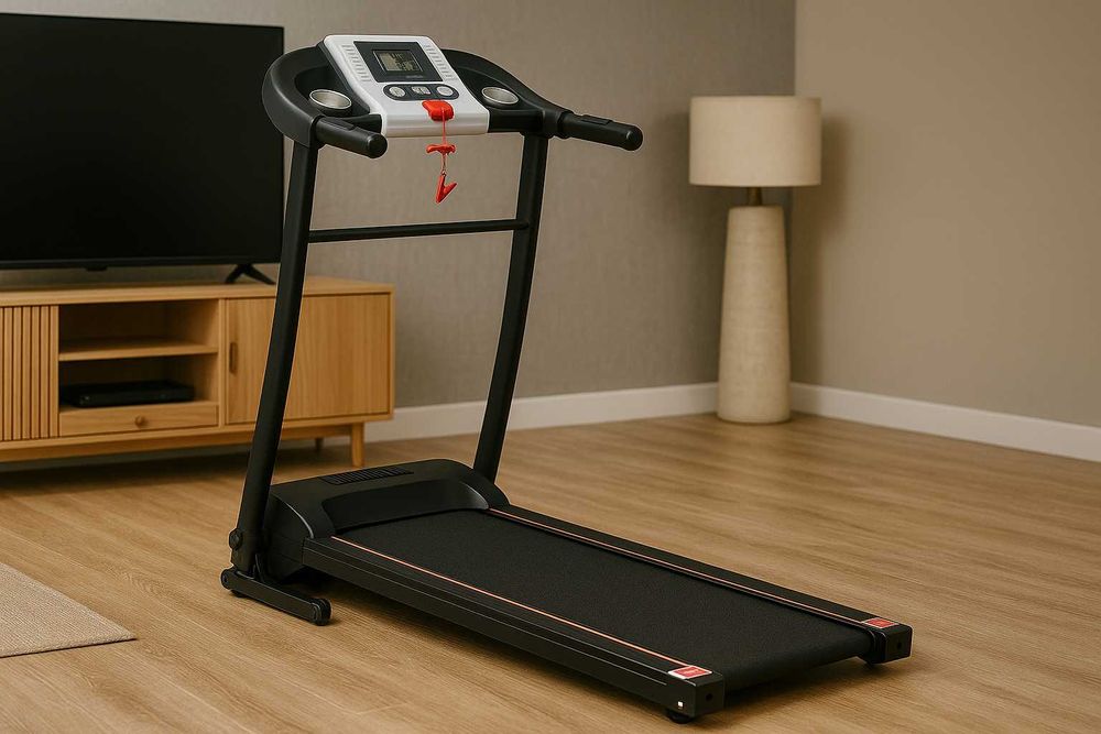 Nowa Bieżnia 1-12km/h do 120KG Składana Domowa Regulowana do Ćwiczeń