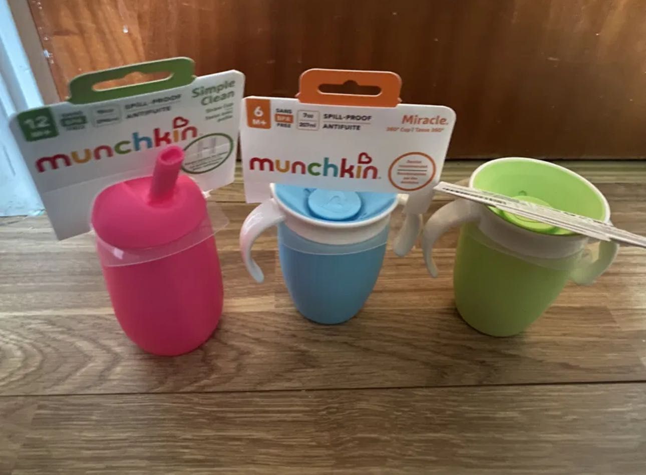 Новые вилка ложка Munchkin стакан поильник 6+ 12+ месяца