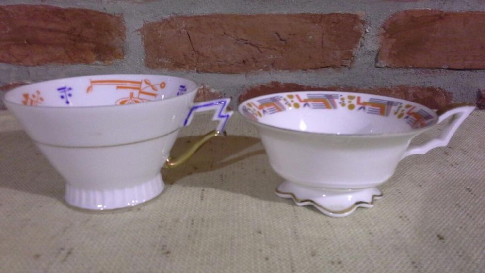 Filiżanki Rosenthal,Hutschenreuther, Paul Miller,Saxonia, Art Deco
