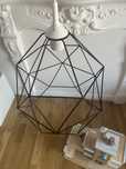 Lampa czarna industrialna