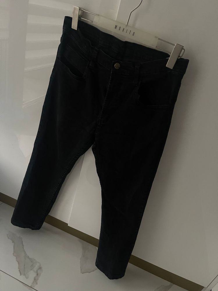 Czarne jeansy rozmiar L