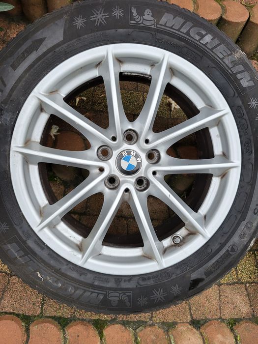 Felgi Bmw 17" 5x112 Opony zimowe 225/55/17 Audi/Vw/Skoda/Seat