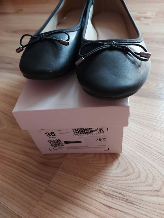 Baleriny czarne 36