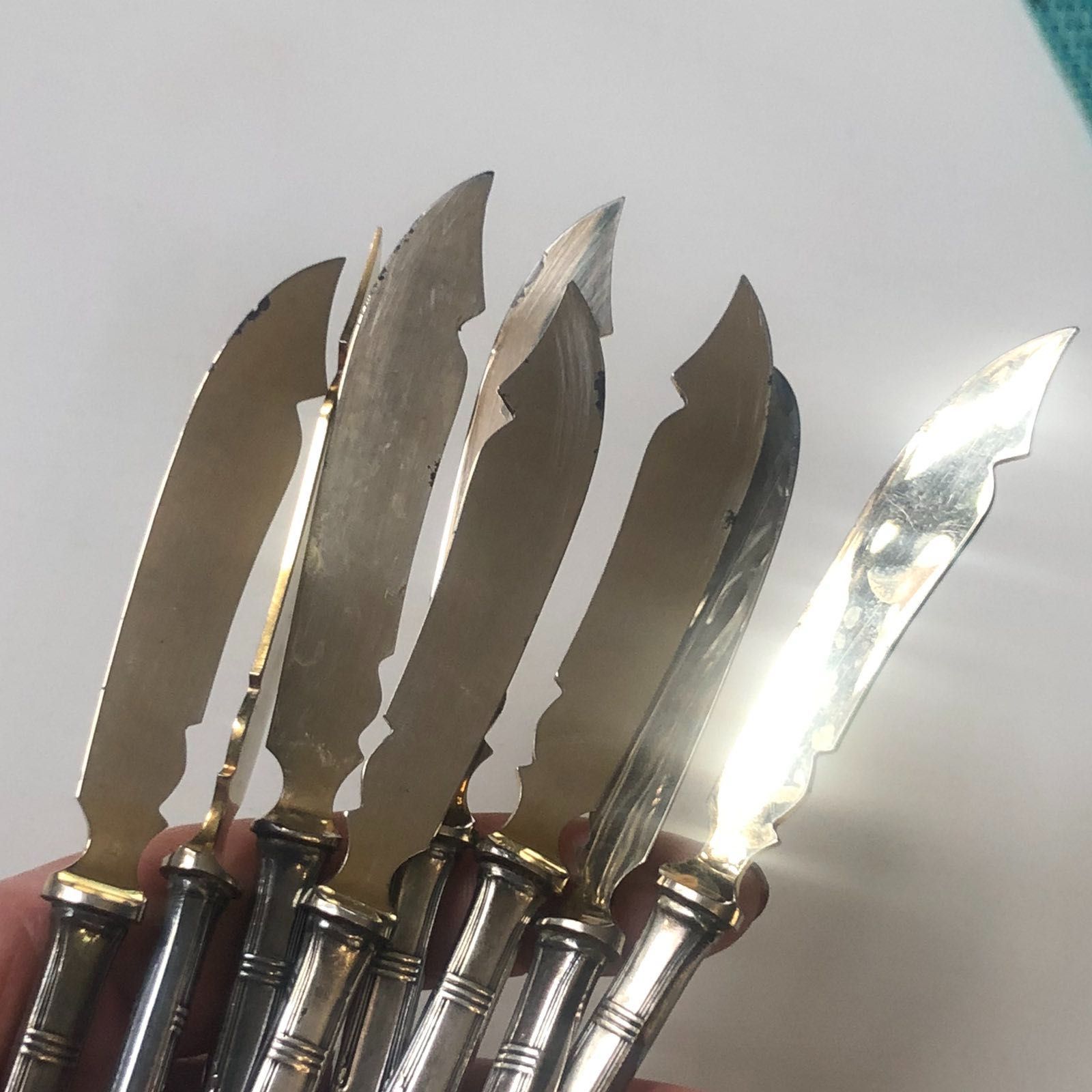 нож ніж для масла антик винтаж Франция посуда