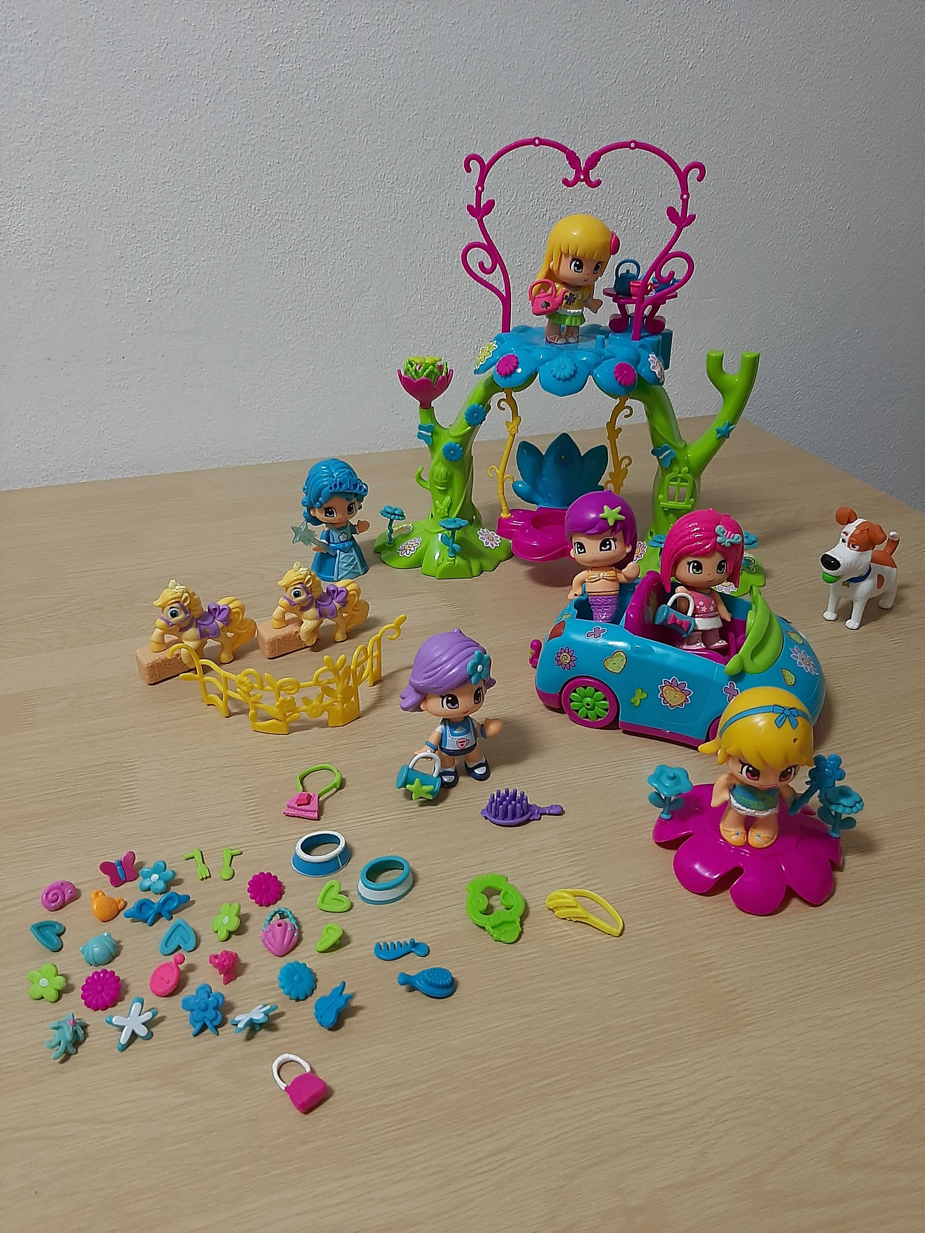 Pinipons c/conjunto Baloiço Árvore, Carro e outros Acessórios