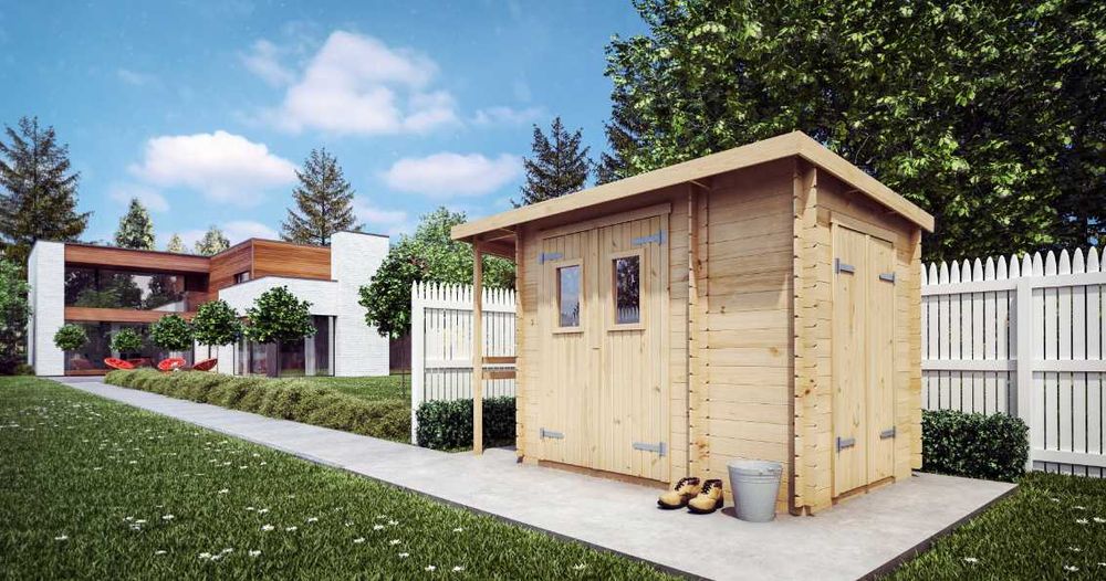 Domek Drewniany Ogrodowy Narzędziownia Składzik MEG032