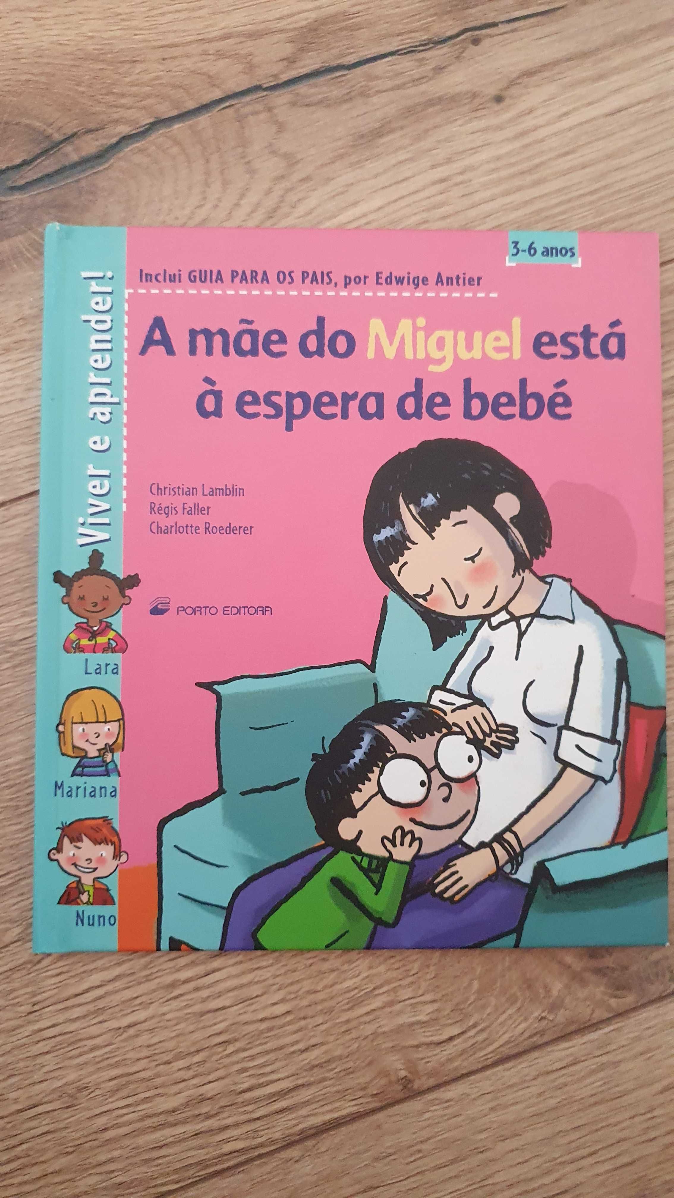 Livro A Mãe do Miguel Está à Espera de Bebé