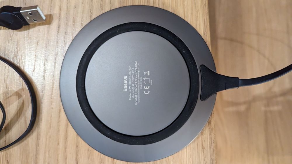 Ładowarka indukcyjna metalowa Baseus