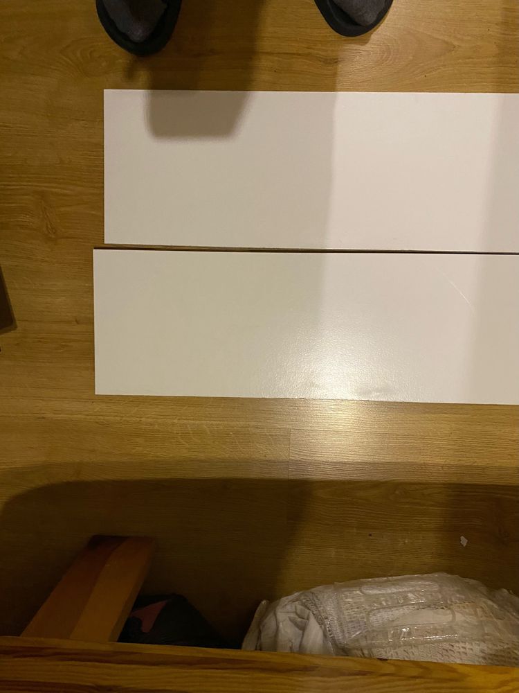 Komplet półek ściennych ikea BURHULT / SIBBHULT / EKBY OSTEN 609 biały