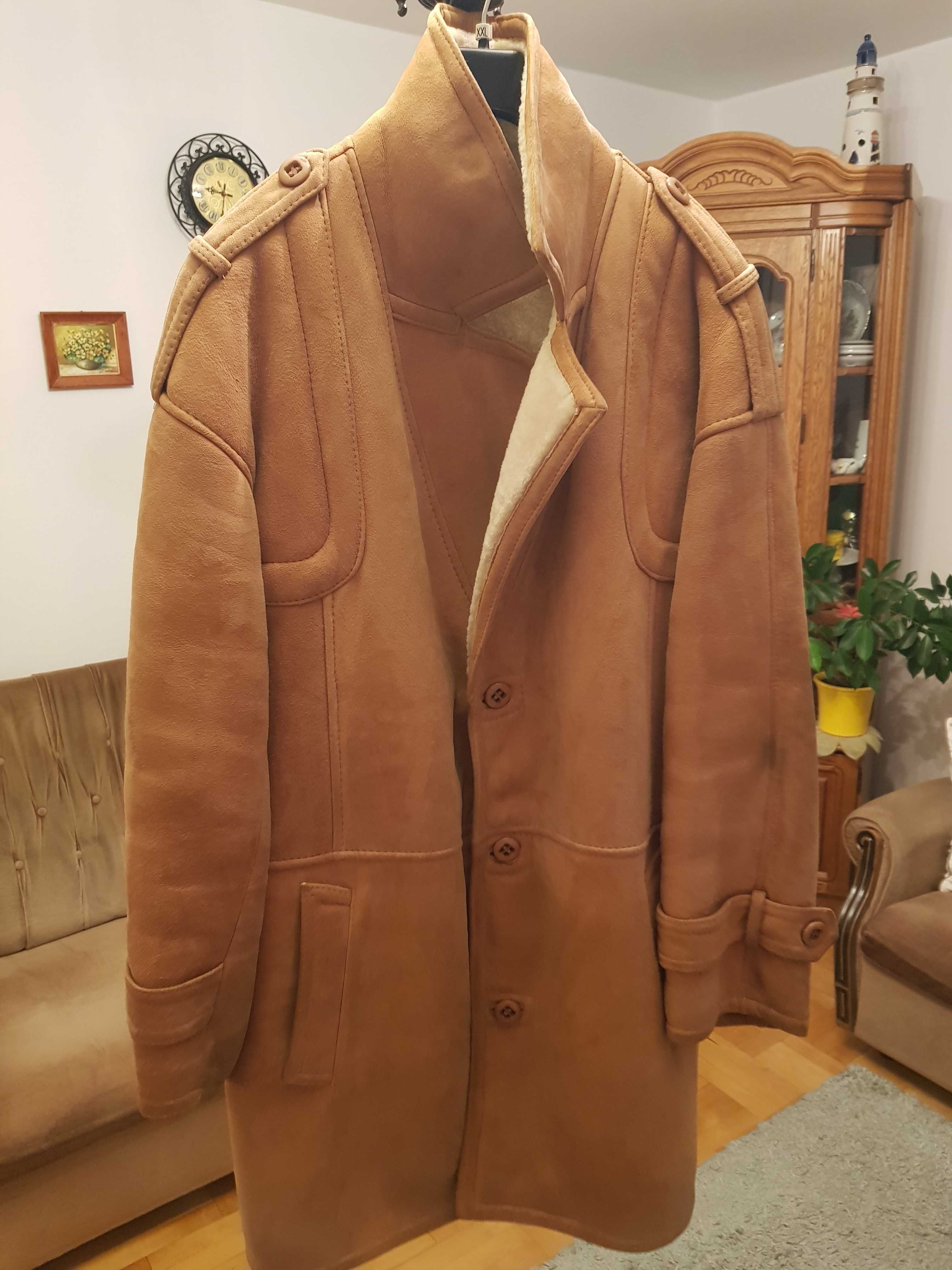 Kozuch meski naturalny piekny rozmiar XL