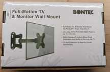 Ramię uchwyt do Monitora TV ścianę VESA 75x75 100x100 15kg 30cali Nowy