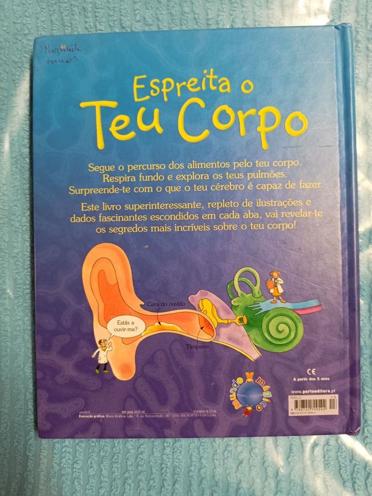 espreita o teu corpo- livro com abas