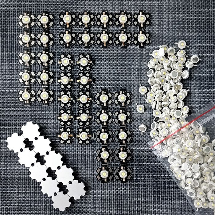 Світлодіоди 10×3 Вт + 10×1 Вт білий