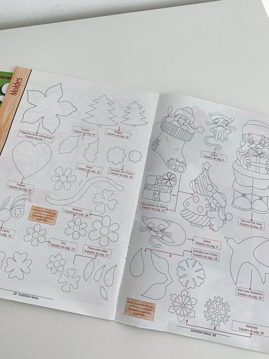 Conjunto 2 Revistas Arte Ideias - Feltros