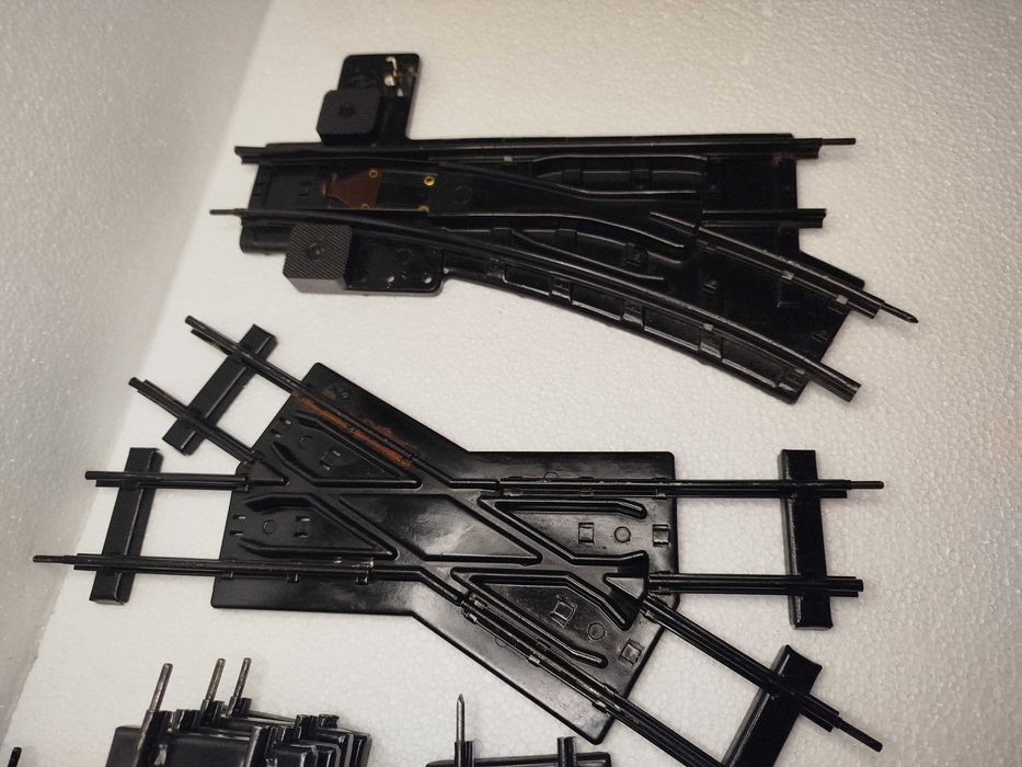 Tory zwrotnica rozjazd do bardzo starej kolejki szer toru 4cm