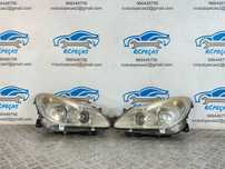 .Conjunto Oticas Farois Frontal Frente Esquerda Direita Halogenio Original GM Opel Corsa D 13186384 13186383 2006 - 2014