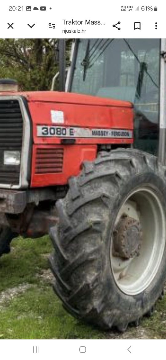 Massey ferguson 3080 silnik skrzynia most kabina uchwyt lamp