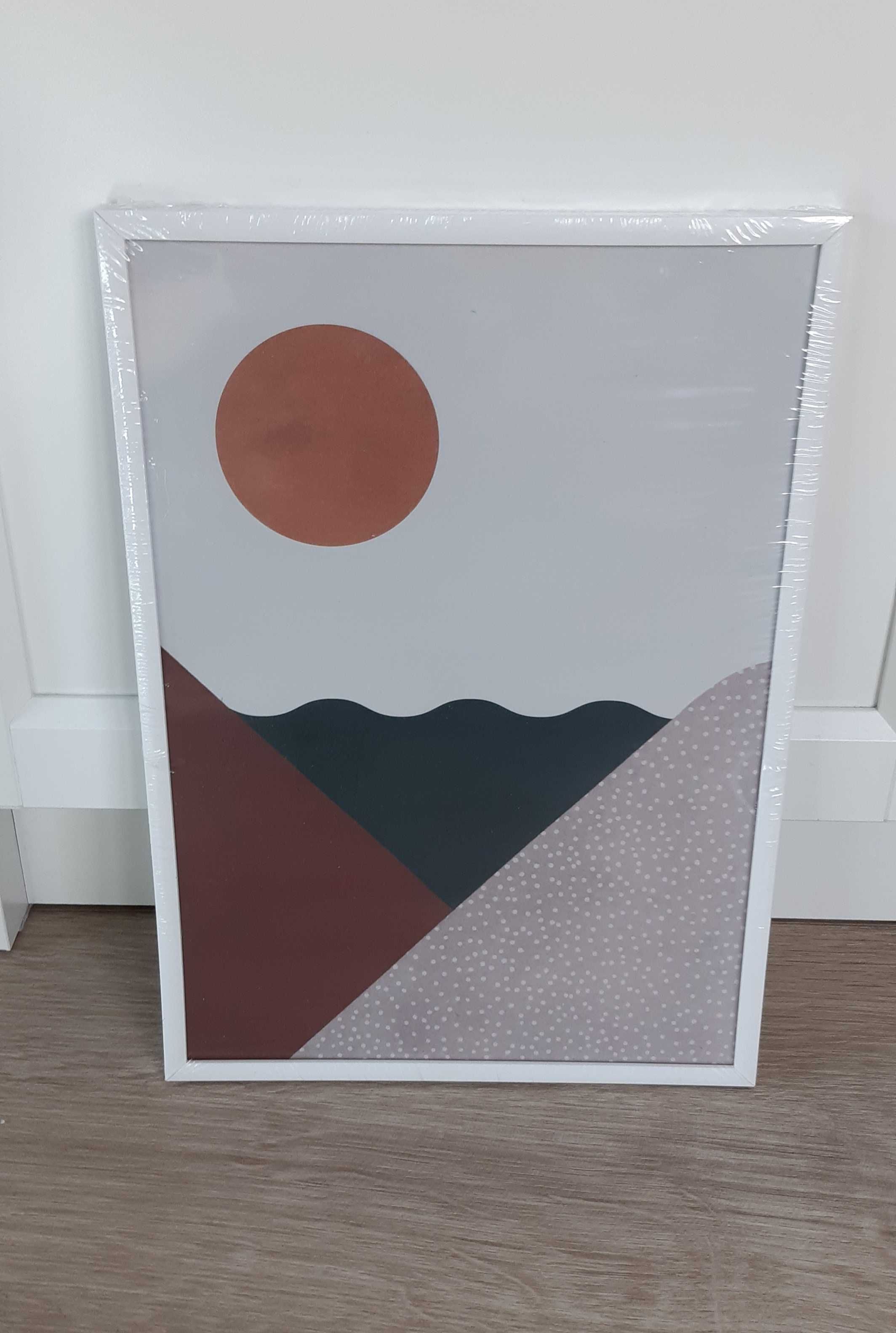 Nowa RAMKA na zdjęcie / OBRAZEK 21 x 30 cm. JYSK. Kolor biały.