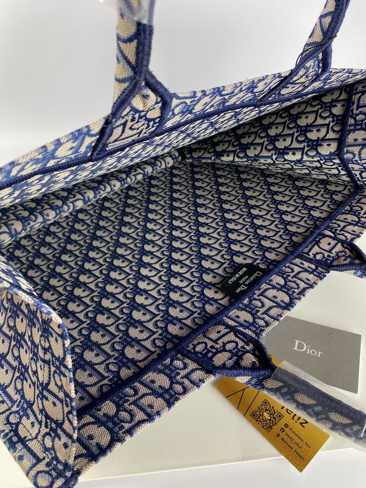 Torebka damska shopperka duża Book Tote Dior monogram premium haft