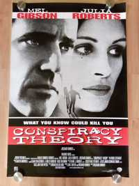 Plakaty filmowe Teoria spisku Oryginalny plakat kinowy z USA 1997 rok
