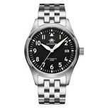 ADDIESDIVE 39mm Automatyczny zegarek, Pasek stalowy (MY-H2)