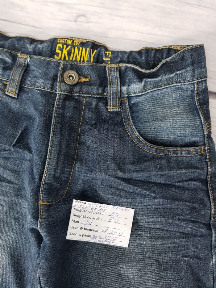 Spodnie jeansowe chłopięce George Skinny 128-135 cm/ 8-9 lat