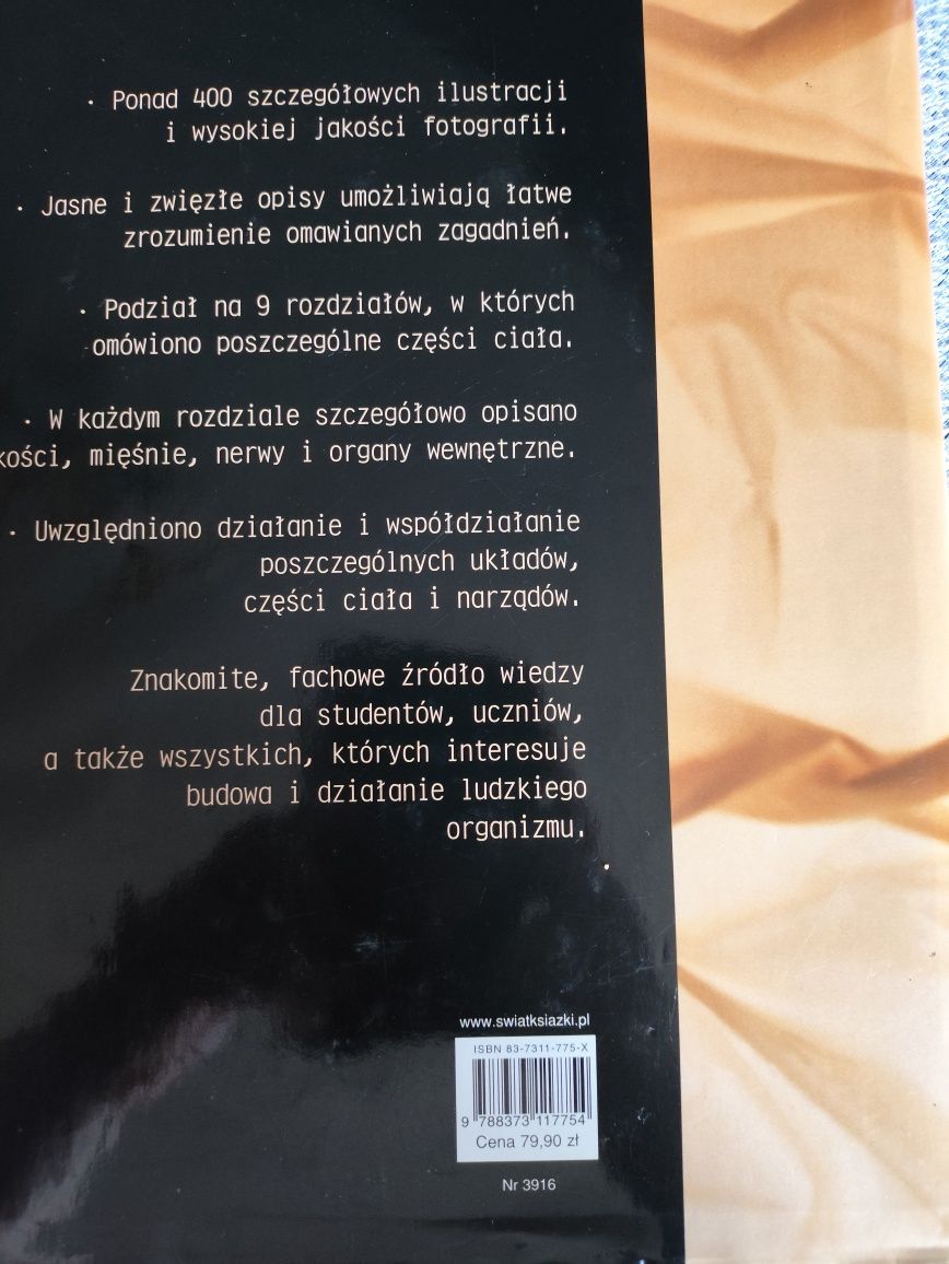 Atlas anatomii , ciało człowieka budowa i funkcjonowanie