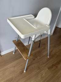 Krzeselko do karmienia IKEA ANTILOP z podnozkiem