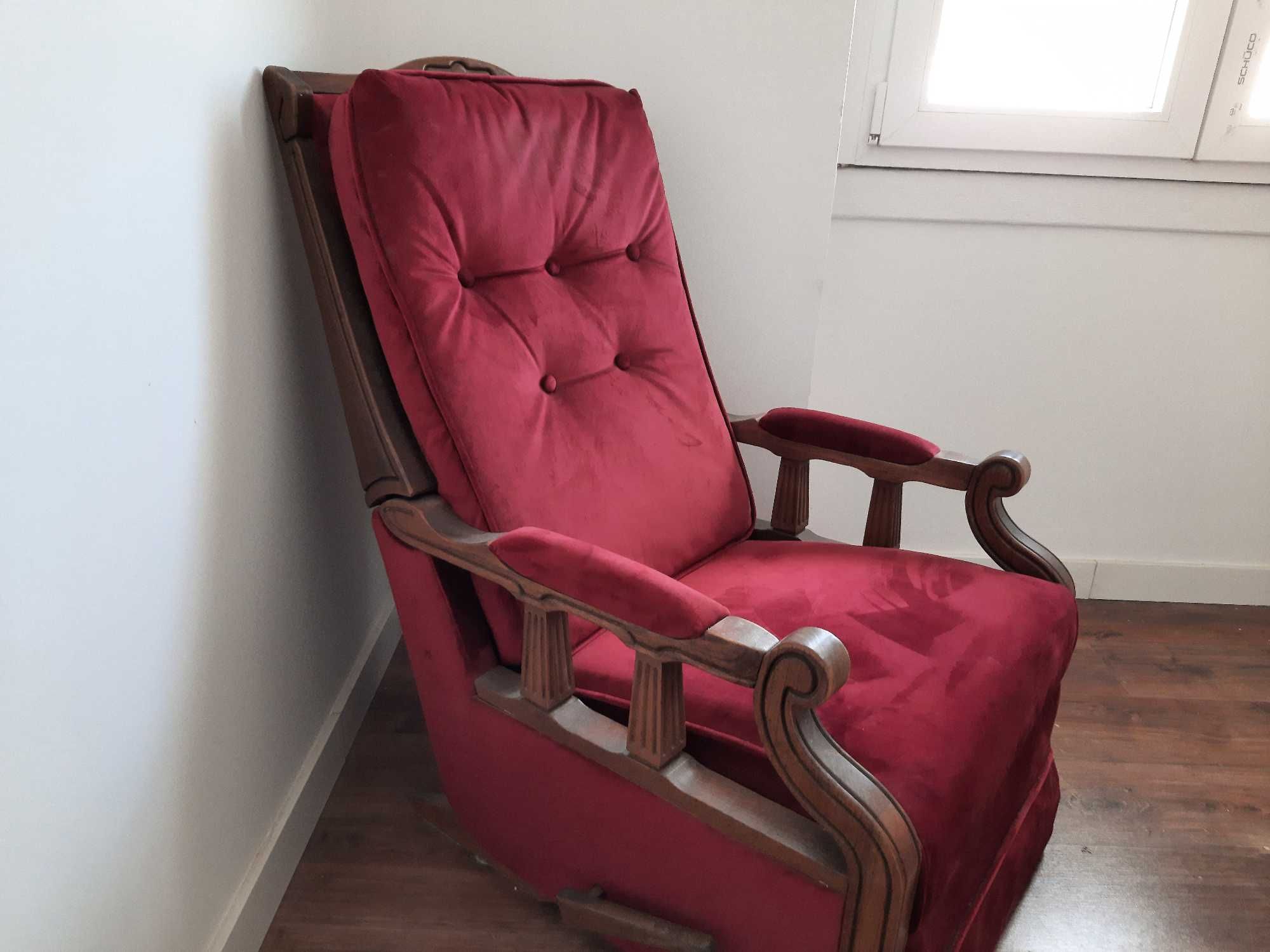 Cadeirao vintage reclinavel