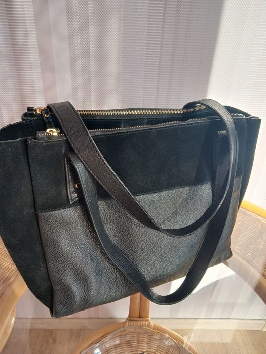 Шкіряна сумка шопер