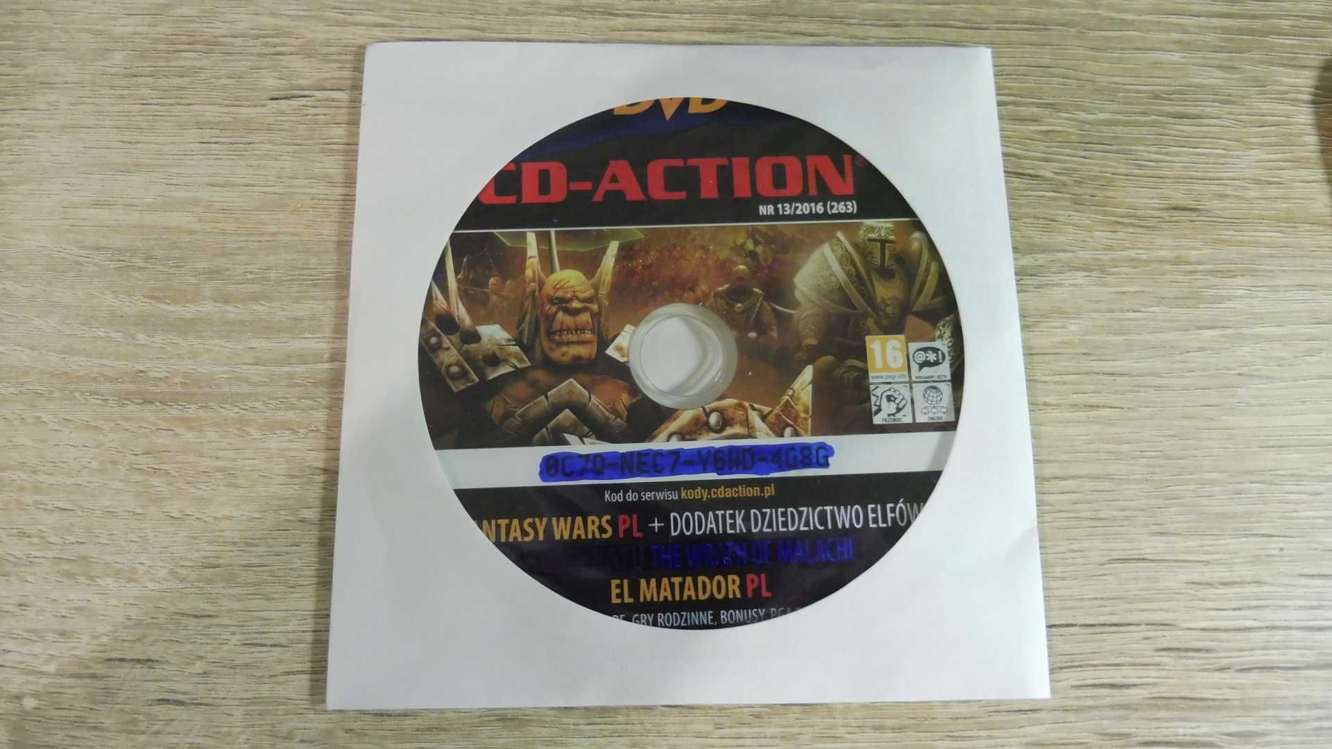 CD Action 13/2016 (263) - Fantasy Wars + Dodatek PL, El Matador PL