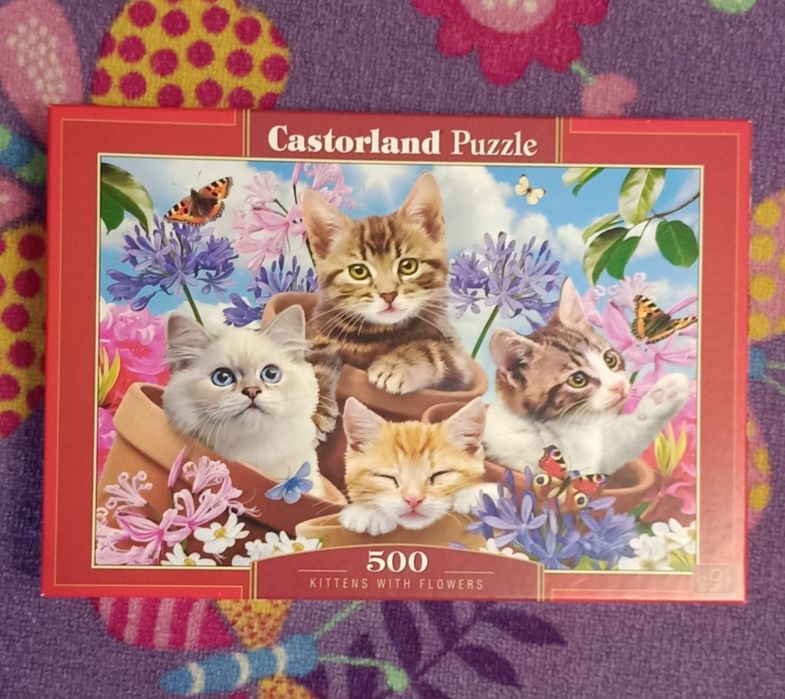 Puzzle 500sztuk kotki