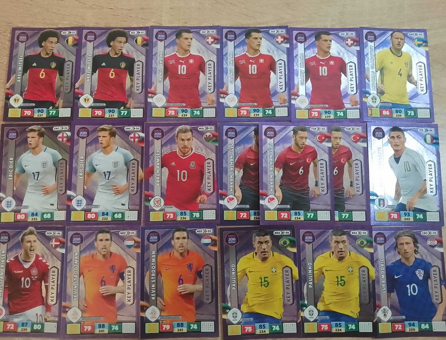 Karty Key Player Road To World Cup Russia 2018
