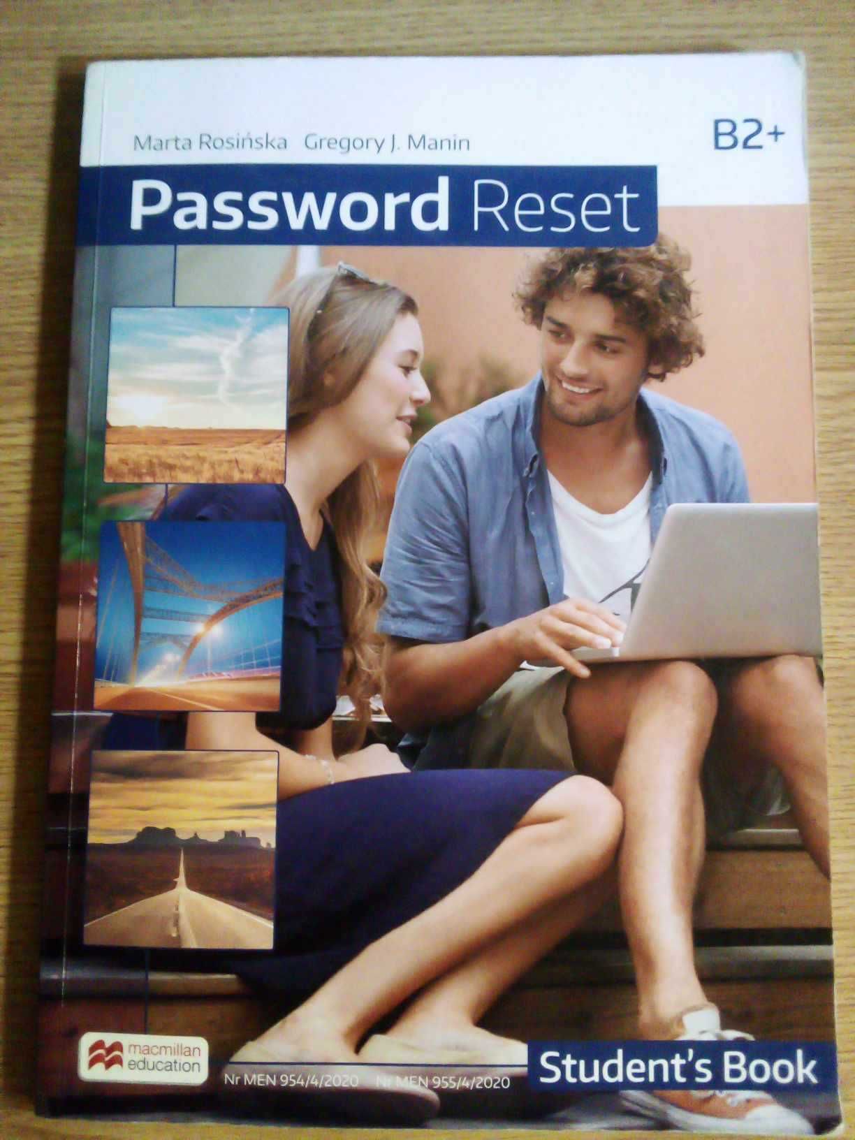 password reset b2+ macmillan education (cena możliwa do negocjacji)