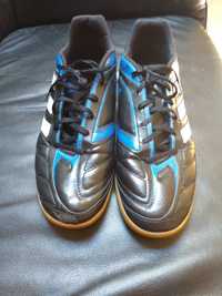 Buty sportowe czarne z niebieskim męskie Adidas