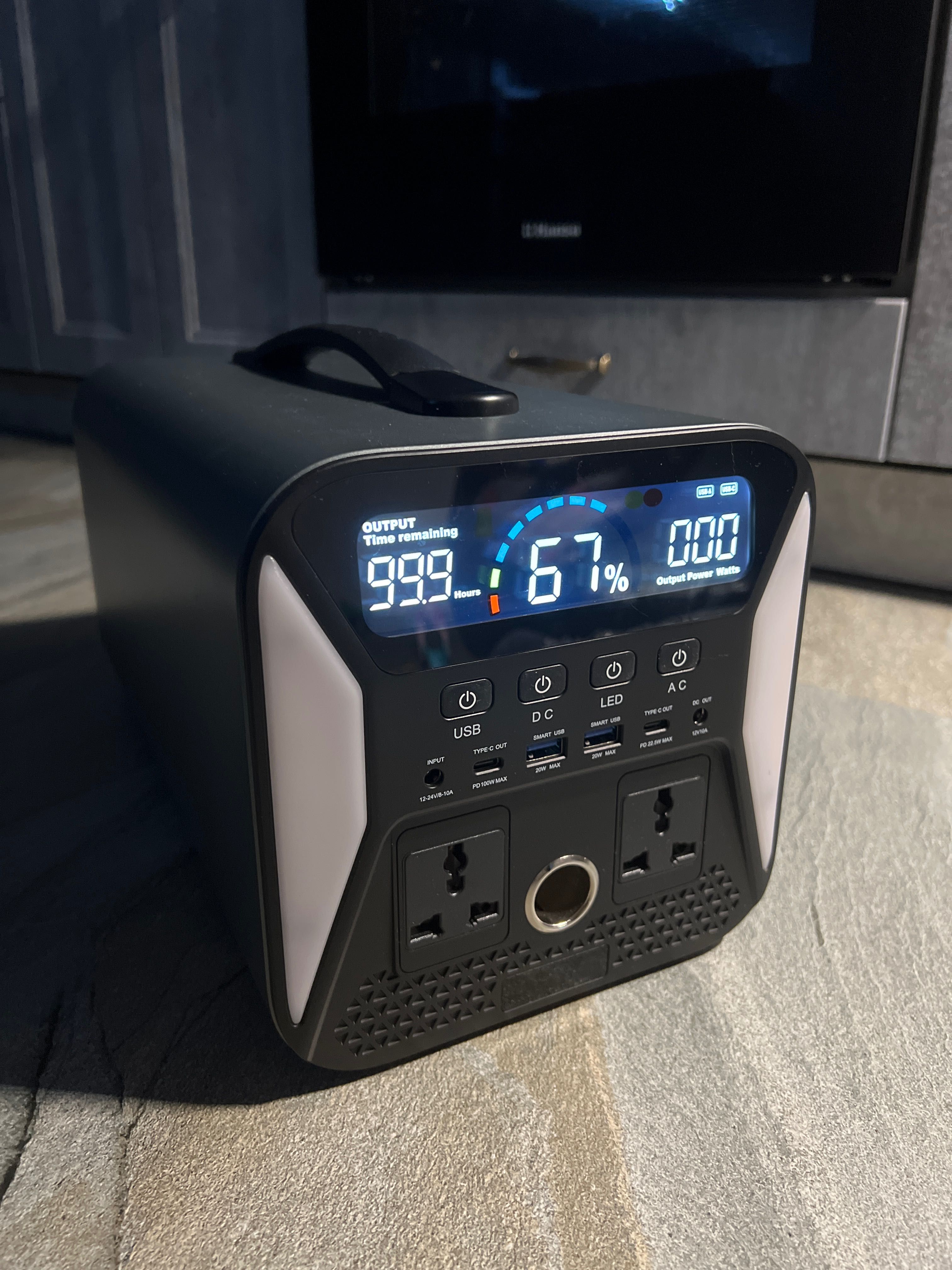 Зарядна станція, FlashFish 220V 1000W Solar Generator Portable