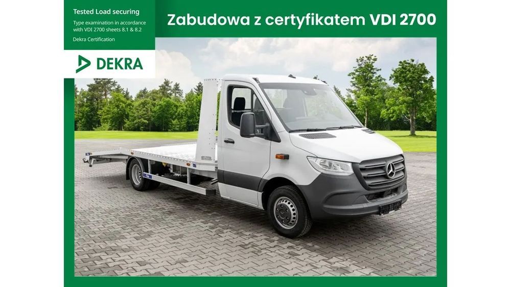 Mercedes-Benz Sprinter  Zabudowa / autolaweta / BLYSS / VDI 2700 / producent zabudów /