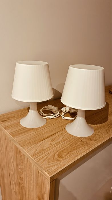 Candeeiro de mesa branco 29 cm