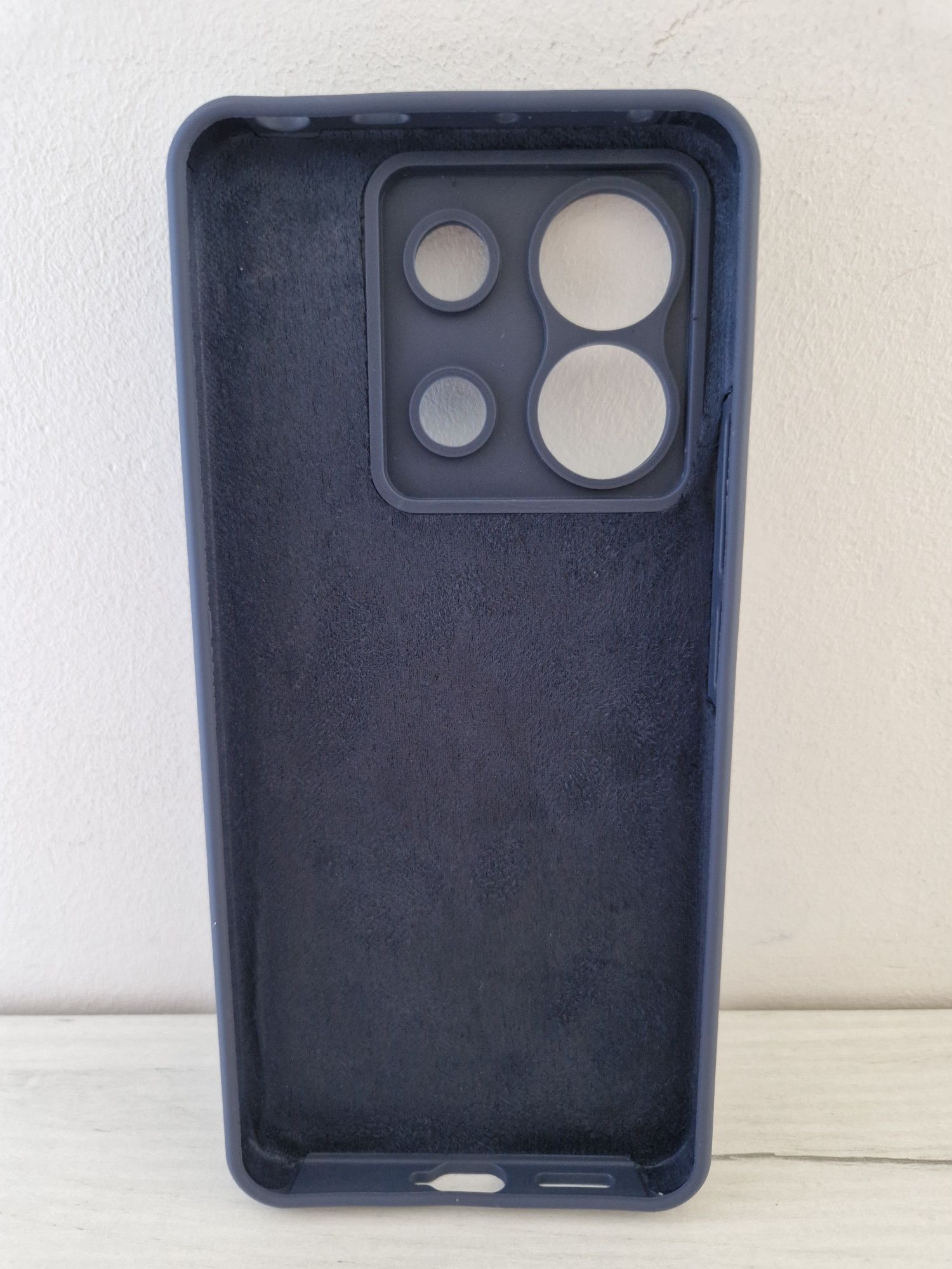 Silicone Lite Case do Xiaomi Redmi Note 13 Pro 5G granatowy