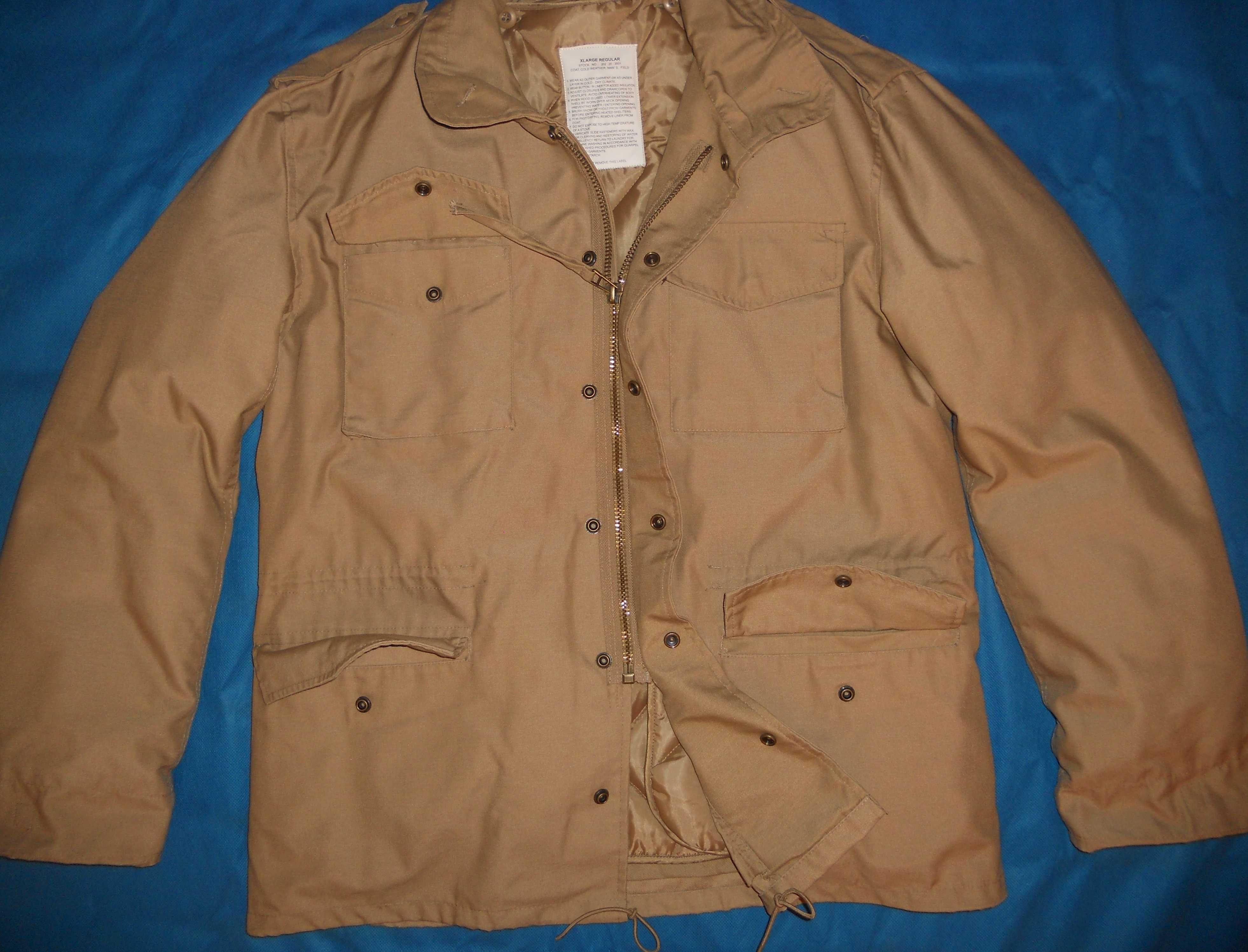 Surplus M65 Field Jacket 2/1 Kurtka Męska Wojskowa Całoroczna XL