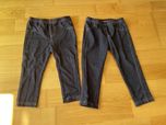 Leginsy carters ala jeans dla bliźniaczek 74
