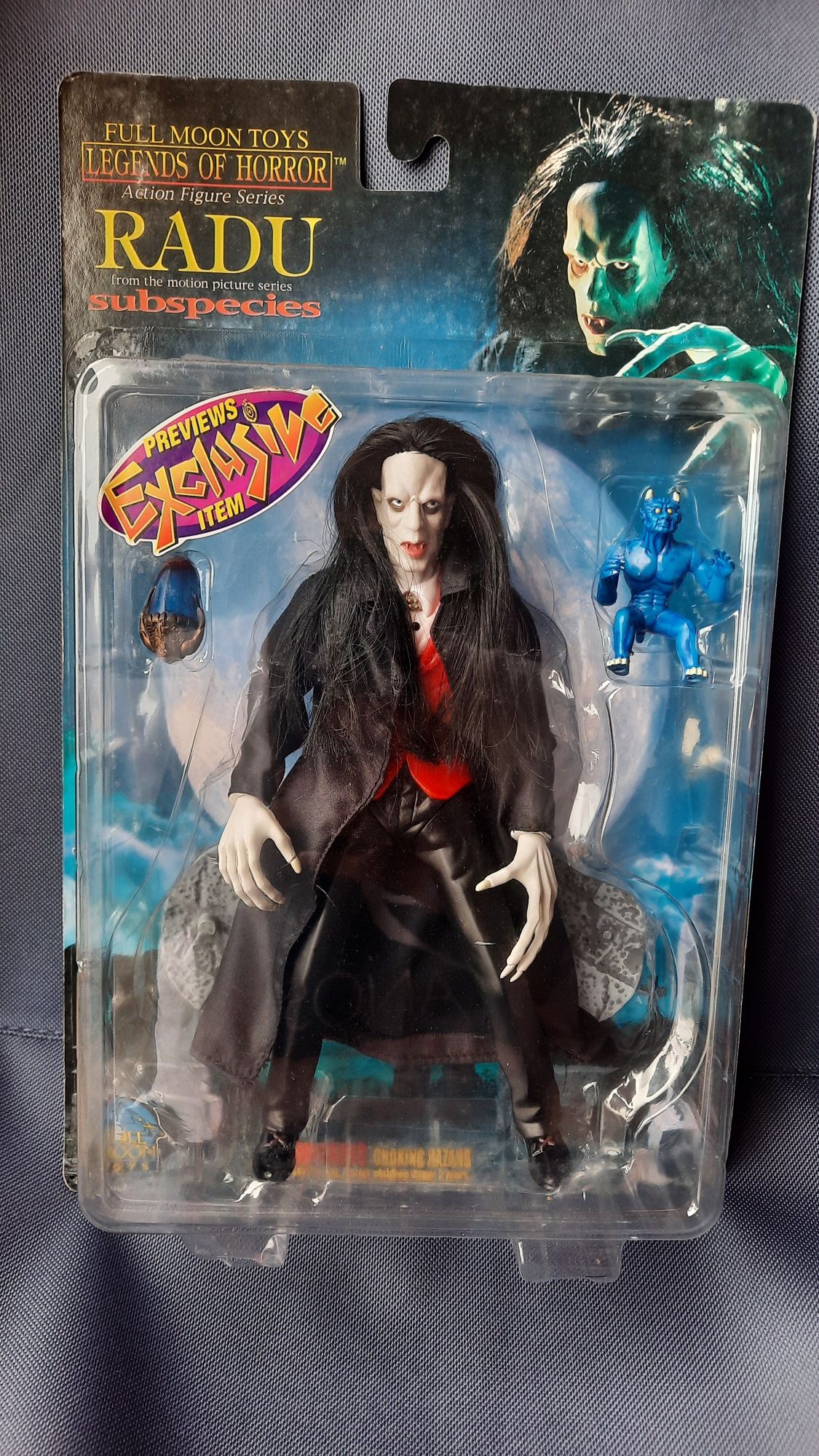 Figura Radu (vampiro) da Full Moon Toys de 1998 filme SUBSPECIES