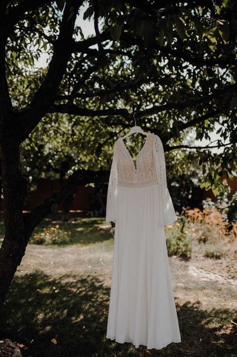 Suknia ślubna boho Herve Paris Valreas