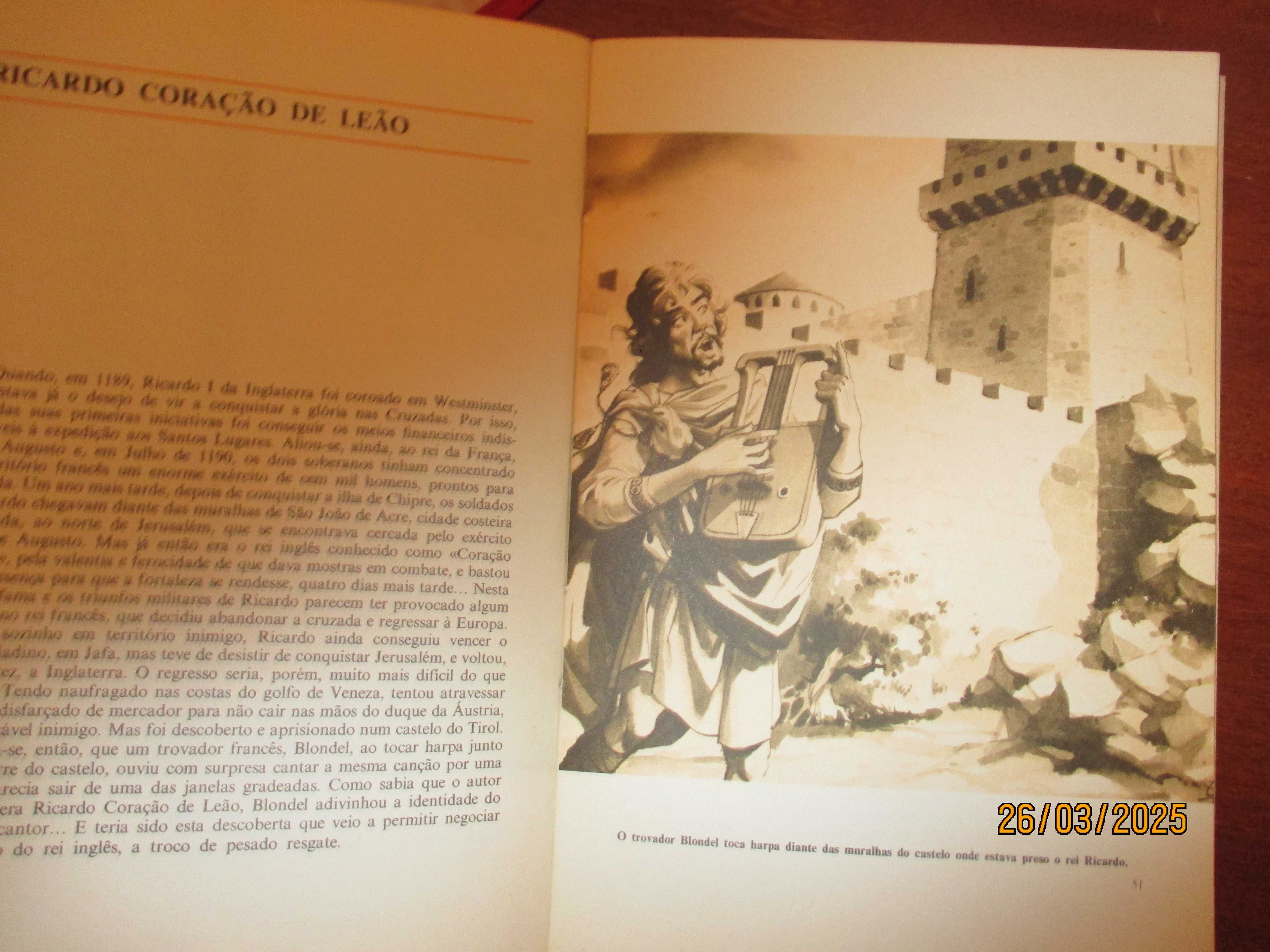 2 livros - Quadros da História do mundo