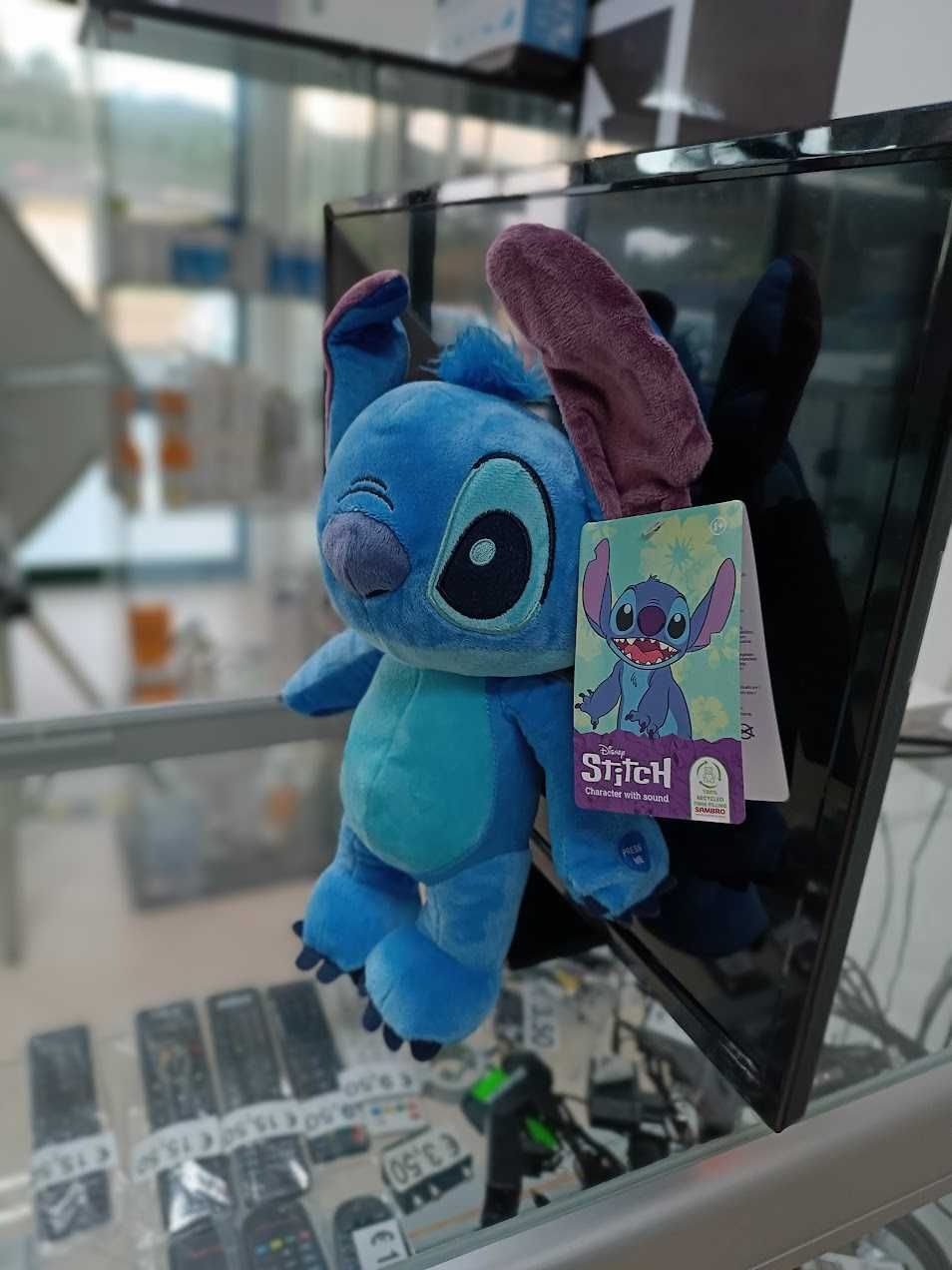 PROMO:Peluche Stitch de pé c/som 30cm