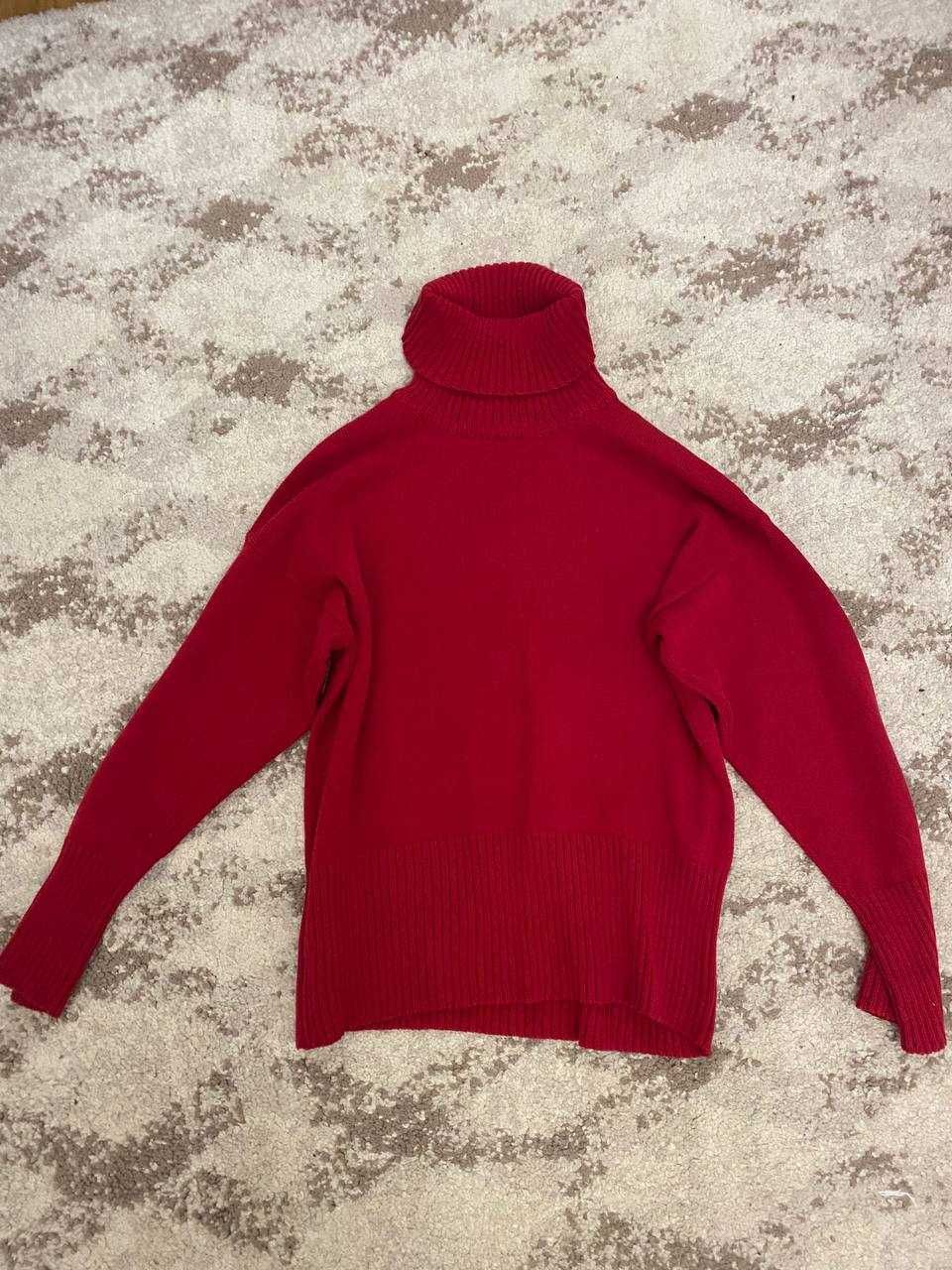Червоний светр oversize