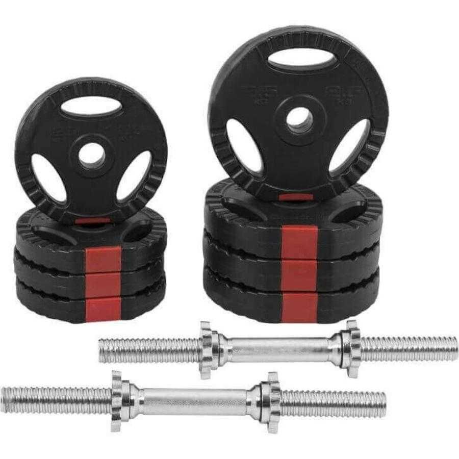 Zestaw 2x10 kg Hantle bitumiczne regulowane