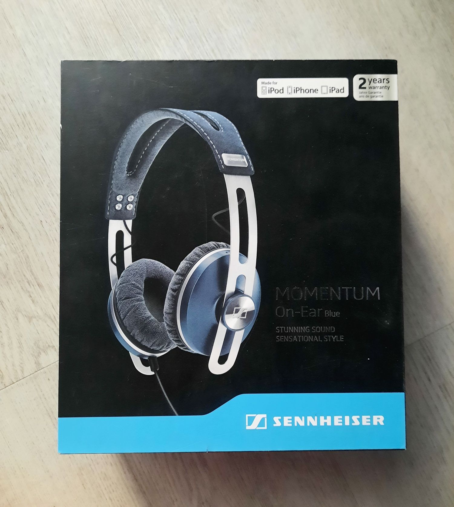 Nowe słuchawki Sennheiser MOMENTUM ON EAR Blue