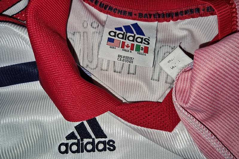 Bayern Monachium Adidas Official Replica 1999-00 away size: L-XL