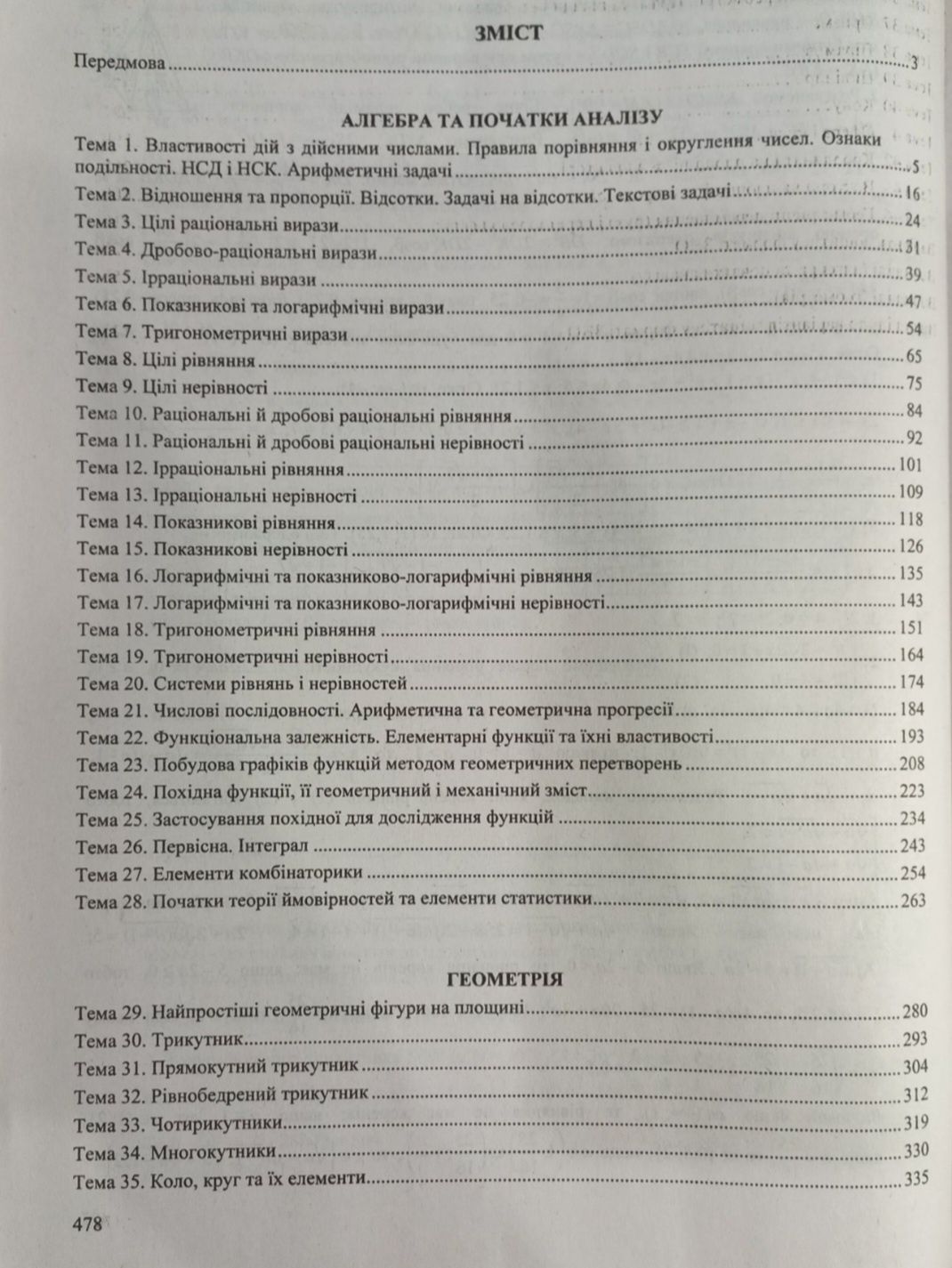 ЗНО 2022. Математика. Капіносов А. Комплексна підготовка до ЗНО і ДПА